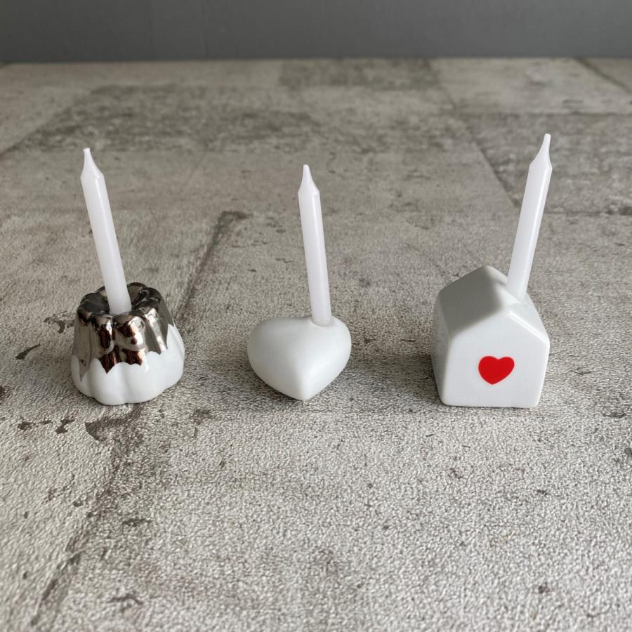 rader / Wish candle Heart・キャンドルホルダー ハート ろうそく立て