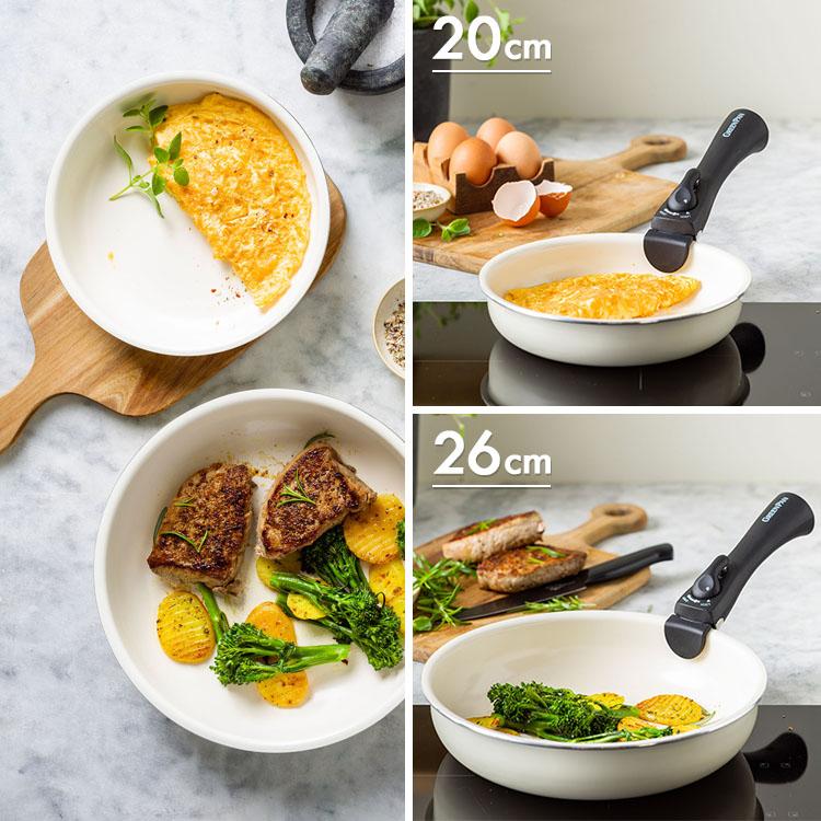 GREEN PAN（グリーンパン） クリックシェフ 《5点セット》 着脱式