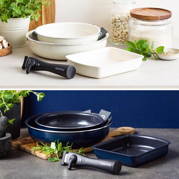 GREEN PAN（グリーンパン） クリックシェフ 《5点セット》 着脱式