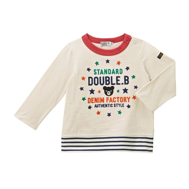 wb ○30％OFFセール○ミキハウス ダブルビーmikihouse 長袖Tシャツ