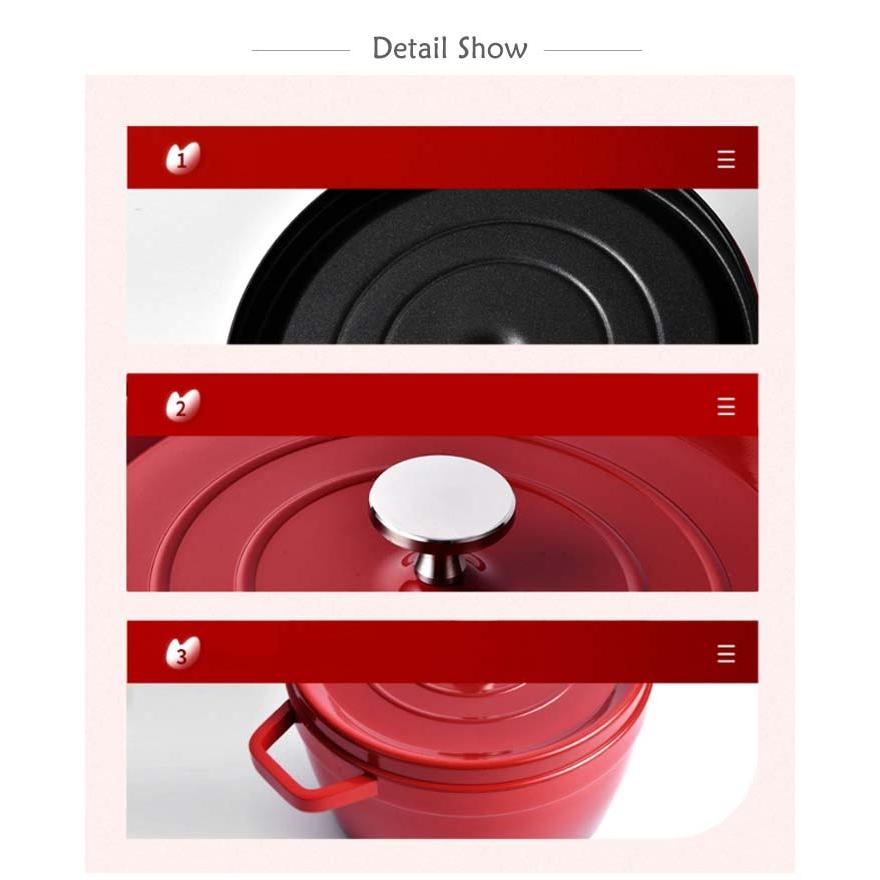 ホーロー鍋 鉄鋳物 ホーロー 両手鍋 24cm 深型 蓋付き IH対応 ガス火