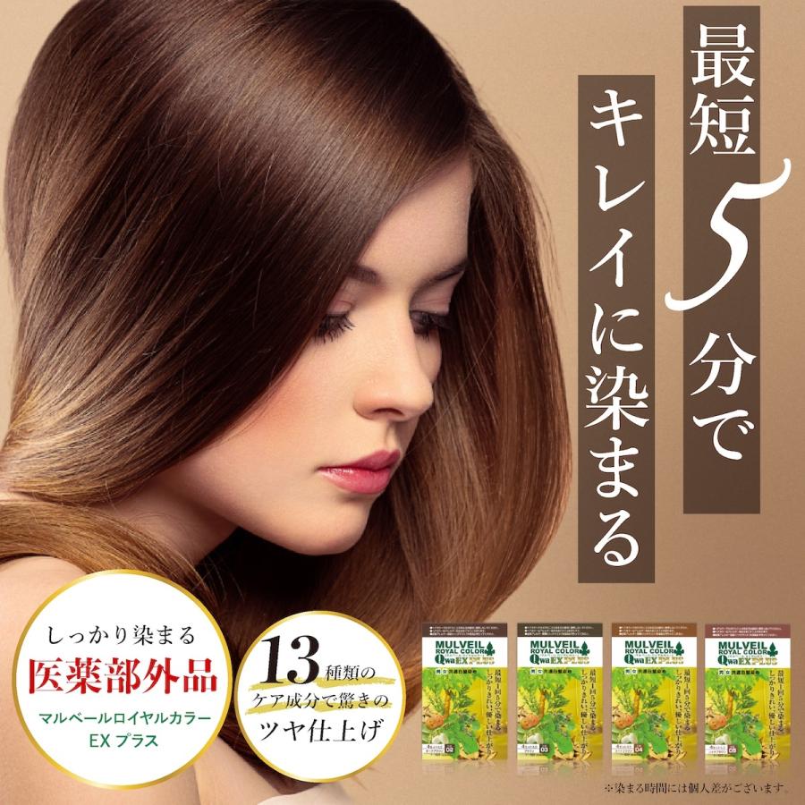 MULVEIL ロイヤルカラー ライトブラウン04 6箱セット マルベール