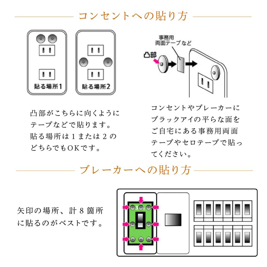unica（ユニカ） 丸山式コイル ブラックアイ 6個入 貼替シール30枚入