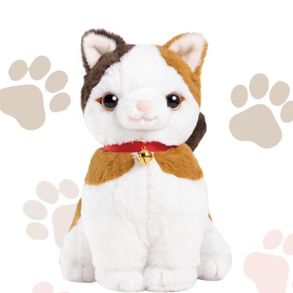 こんにちニャン！ みけねこミミコ 電池付き 音声認識 おしゃべり