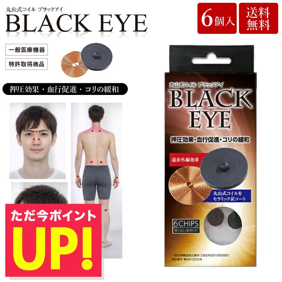 unica（ユニカ） 丸山式コイル ブラックアイ 6個入 貼替シール30枚入
