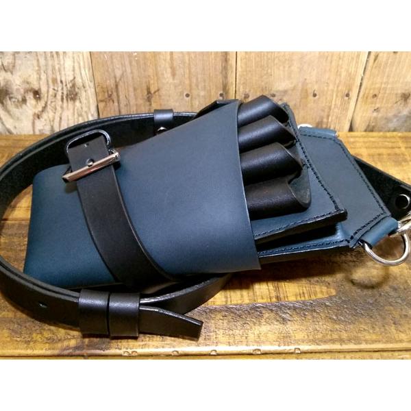 シザーケース プロ用 レザー 革 シザーホルダー ヌメ革 本革 タンニン