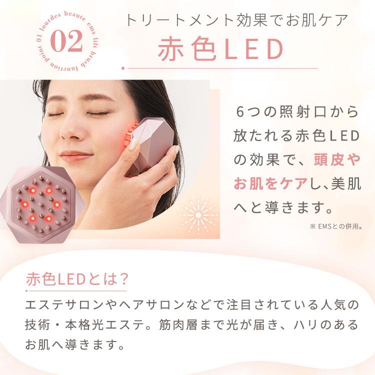 ルルド EMSリフトブラシ AX-NBL506 アテックス EMS 美顔器 ブラシ