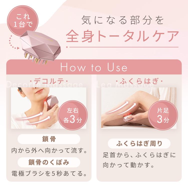 ルルド EMSリフトブラシ AX-NBL506 アテックス EMS 美顔器 ブラシ