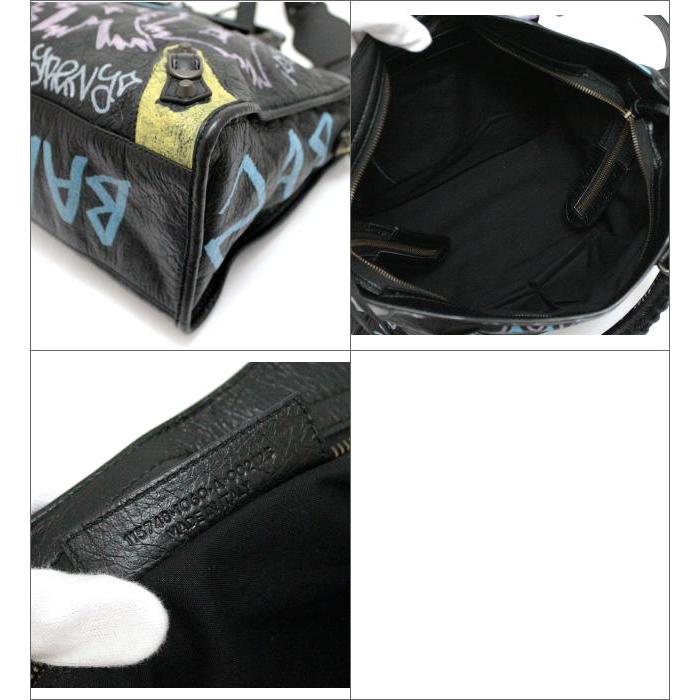 BALENCIAGA（バレンシアガ） 美品 シティグラフィティ 2WAYバッグ 黒