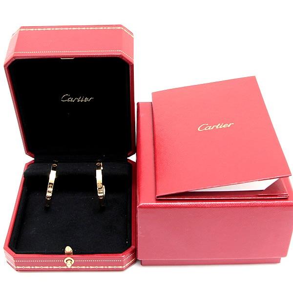 広尾店】カルティエ Cartier ラブフープ ピアス K18YG 12.9g G付き