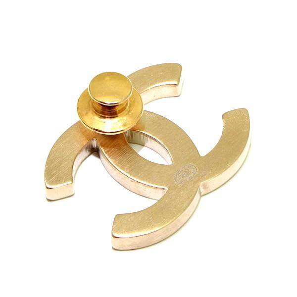 シャネル CHANEL 定番ココマーク ピンブローチ 08C 赤 【66346