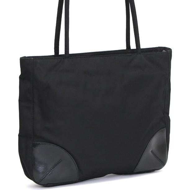 プラダ PRADA 三角ロゴ ファスナー付き スモールトートバッグ ナイロン
