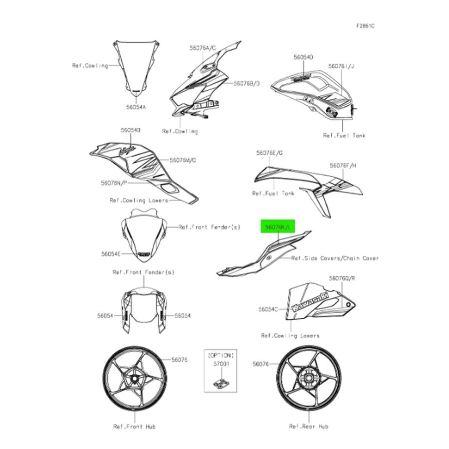 カワサキ（Kawasaki） タイカワサキ純正 ニンジャ Ninja ZX-25R SE ZX