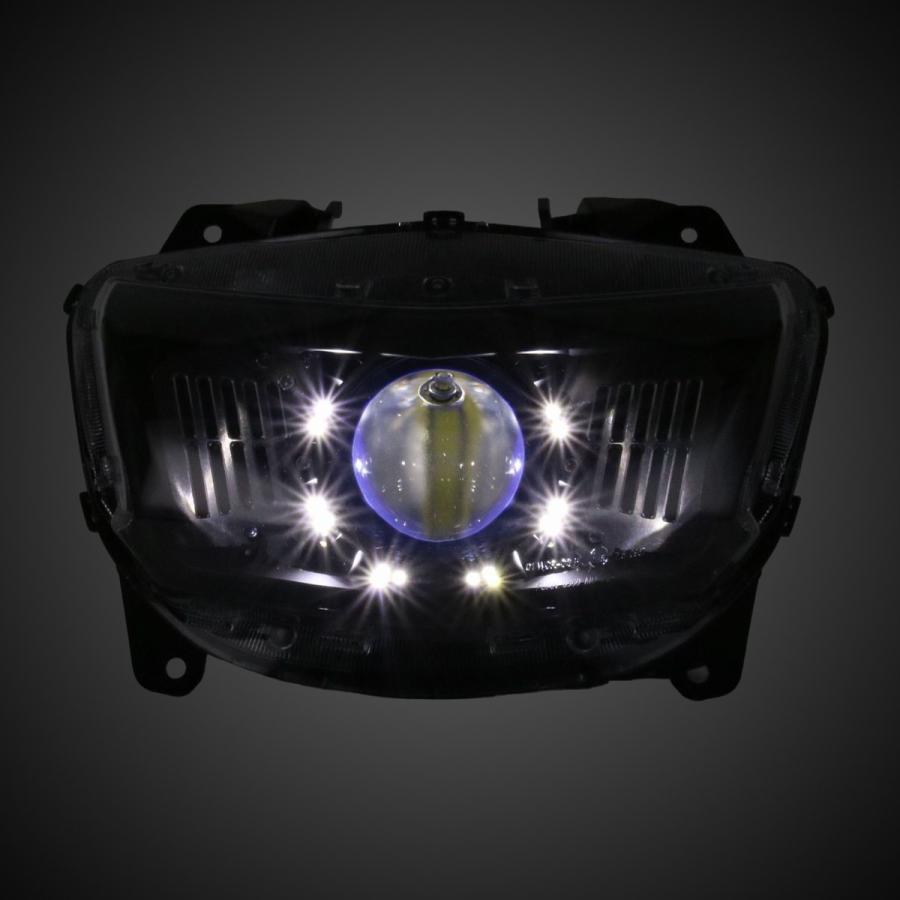GAMMAS 5型シグナスX CYGNUS X 魚眼ヘッドライト LED 50W 6000K