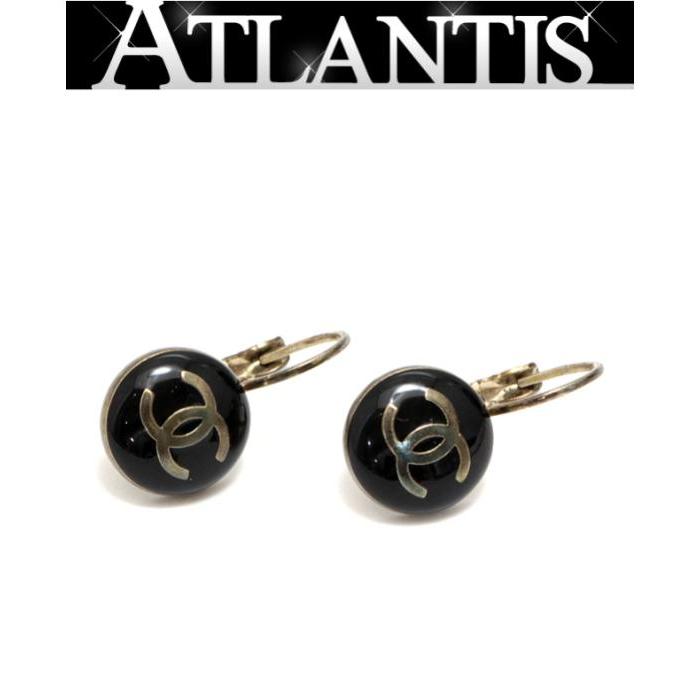 CHANEL（シャネル） ココマーク ピアス 丸型 黒 07A : atlantis - 通販