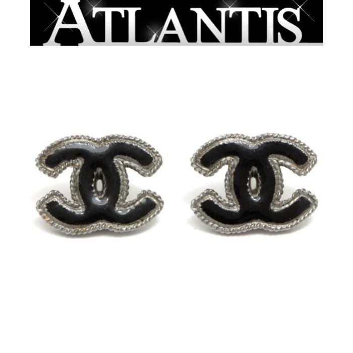 CHANEL（シャネル） ココマーク ピアス 黒 B13 : atlantis - 通販