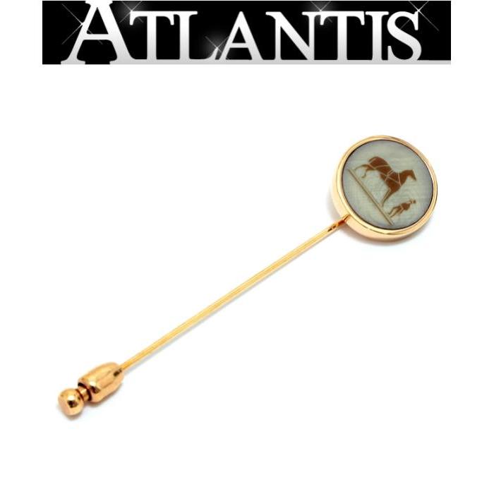 HERMES（エルメス） 最終値下げ！ コロゾ ピンブローチ 馬 ゴールド