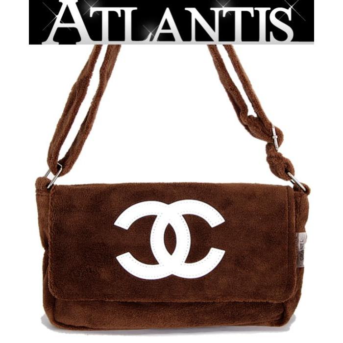CHANEL（シャネル） 極美品 ノベルティ パイル地 ショルダーバッグ