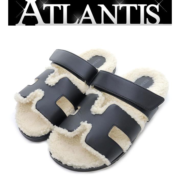 広尾店】エルメス HERMES シプレ ボアサンダル size38 【16019