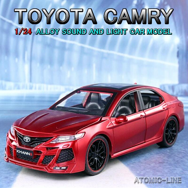 トヨタ（TOYOTA） カムリ 1/24 ミニカー 全4色 ライト点灯 エンジン