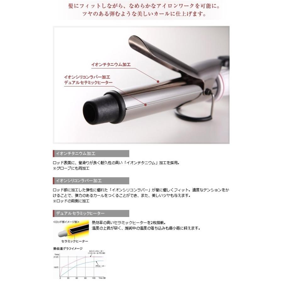 CREATEs（クレイツ） ヘアアイロン カールアイロン プロ SR-45（45mm