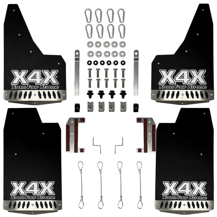 autoflags オートフラッグス X4X マッドフラップ ブラック ミツビシ
