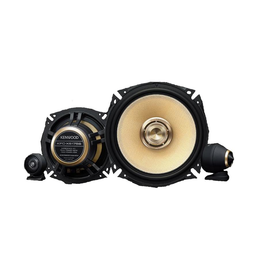 ケンウッド KENWOOD 3wayセパレートカスタムフィットスピーカー 17cm