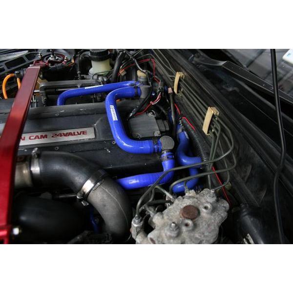 ラジエーターヒーターホース スカイライン GT-R R32 RB26DETT 青