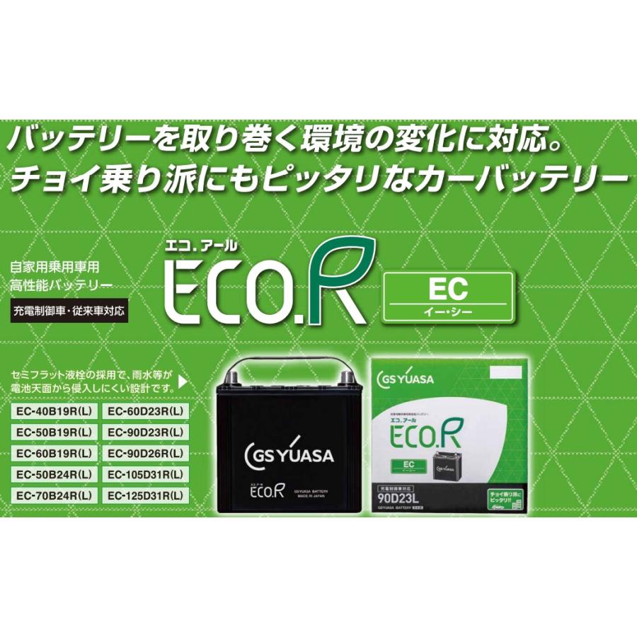 GSユアサ EC-90D23L GSユアサ 充電制御車対応 自動車用バッテリー ECO