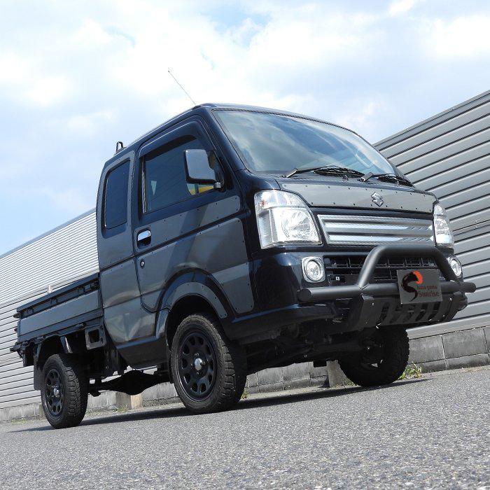 猪狩りバンパー ブラック スキッド 付 キャリィ DA16T ブッシュバー