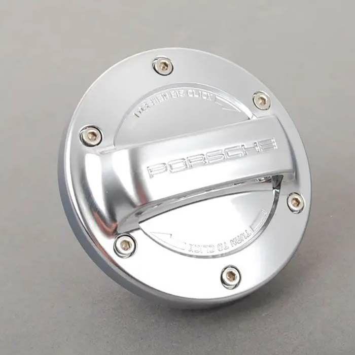 ポルシェ純正】アルミニウムルック・フュエルタンクガスキャップ