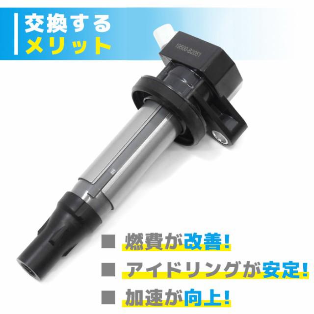 安心の6ヶ月保証 ダイハツ ムーヴ L175S イグニッションコイル 1本