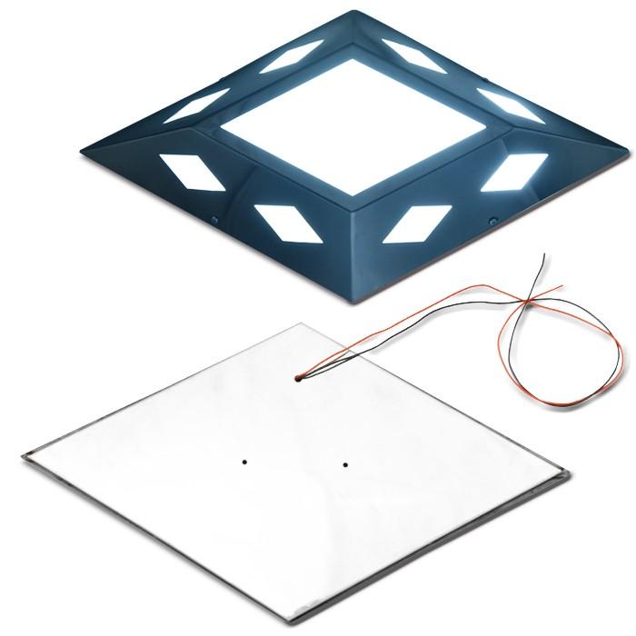 汎用 24V LED ダイヤ型 アクリル付き ドア アンドン 小型 バスマーク