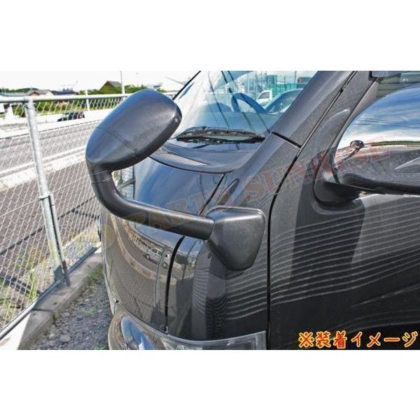塗装品 200系 ハイエース ガッツミラー フェンダーミラー 1型 2型 3型