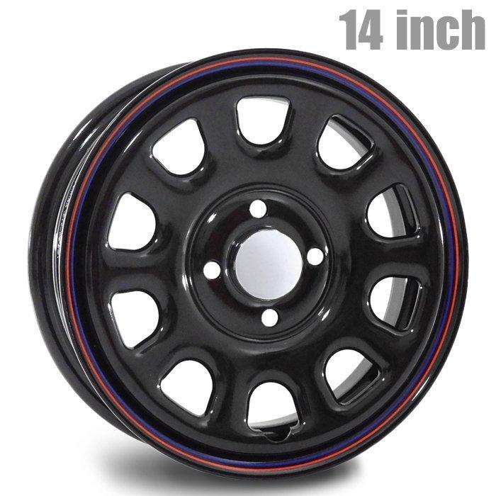 DAYTONA（デイトナ） センターキャップ付き 14インチ ホイール 4本