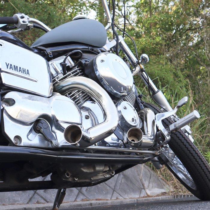 ドラッグスター マフラー 400 クラシック DS4 DSC4 ターンアウト