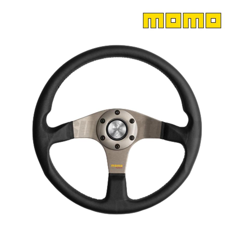 MOMO（モモ） ステアリング ハンドル TUNER(DARK GRAY SPOKE) ブラック