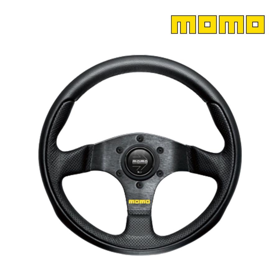 MOMO（モモ） ステアリング ハンドル TEAM ブラックレザー T-1002
