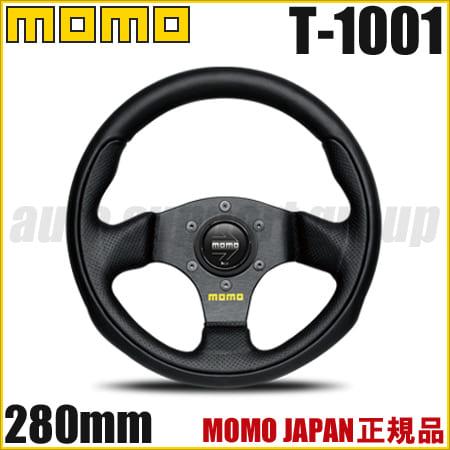 MOMO（モモ） ステアリング ハンドル TEAM ブラックレザー T-1001