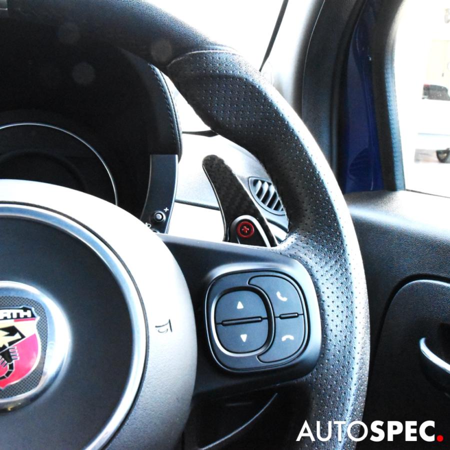 アバルト（ABARTH） ドライ カーボン ステアリング パドルシフト