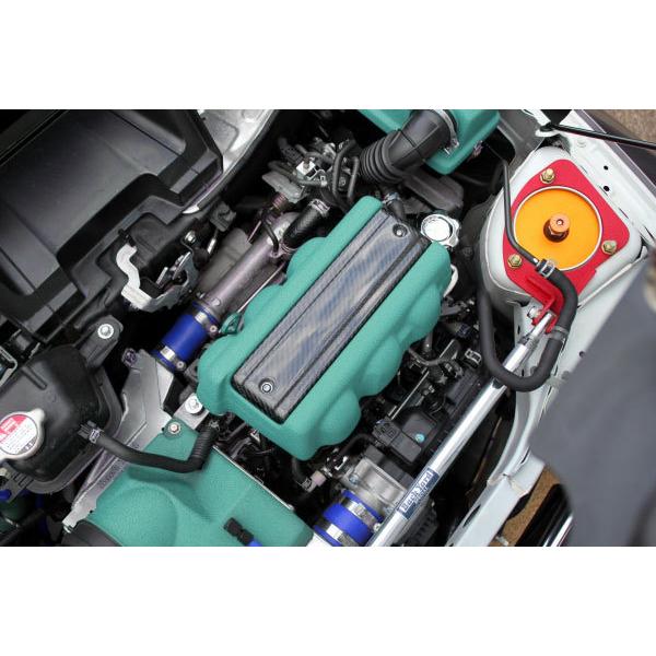 バックヤードスペシャル エンジンカバー Ver.R 綾織りカーボン＆ライト