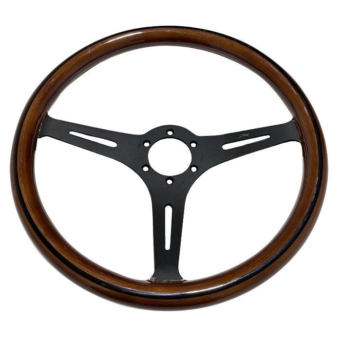 ウッド ステアリング 38Φ 15インチ ハンドル レトロ調 クラシック