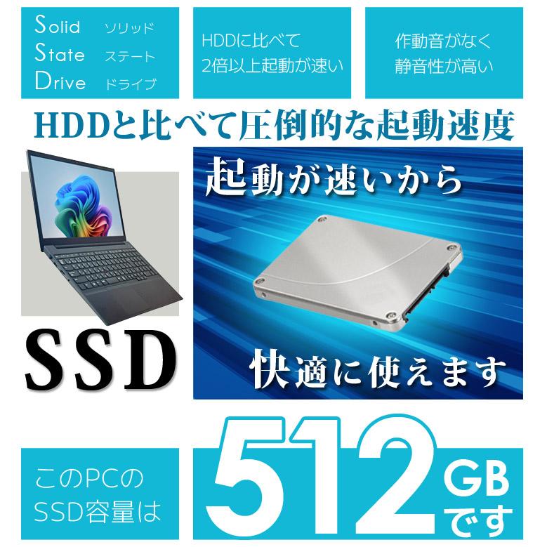 仕事も普段使いも Core i5 店長おまかせ ノートパソコン 第10~6世代CPU