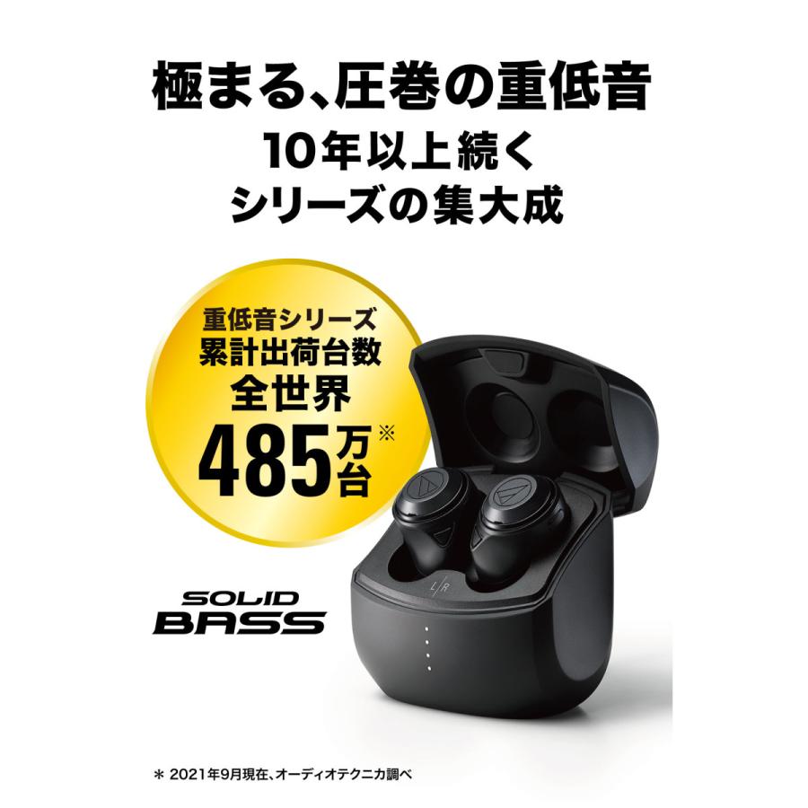 オーディオテクニカ（audio-technica） ATH-CKS50TW 完全ワイヤレス