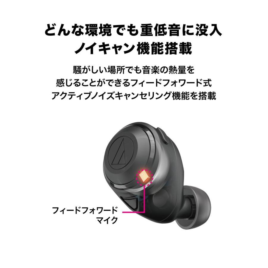 オーディオテクニカ（audio-technica） ATH-CKS50TW 完全ワイヤレス