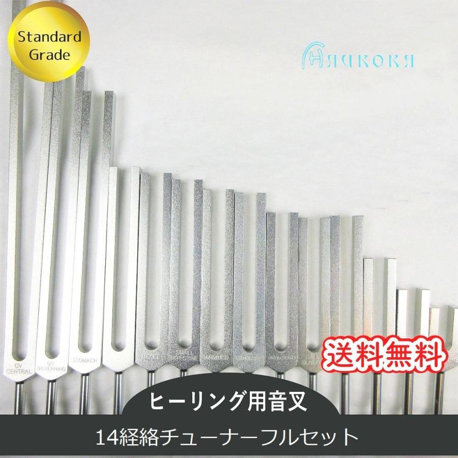 経絡チューナー（ヒーリング音叉） 14本フルセット スタンダード