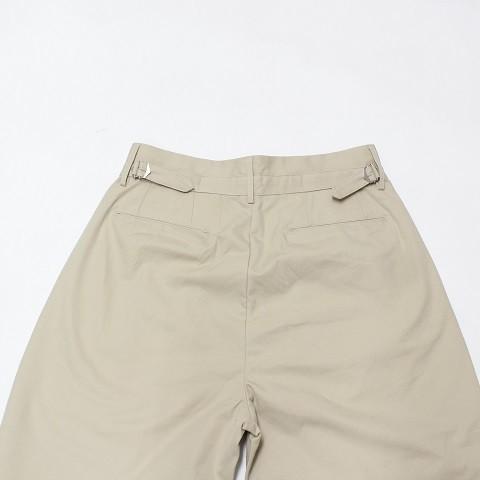 2018SS 【AURALEE オーラリー】 Light Chino Wide Shorts -Men-《IVORY