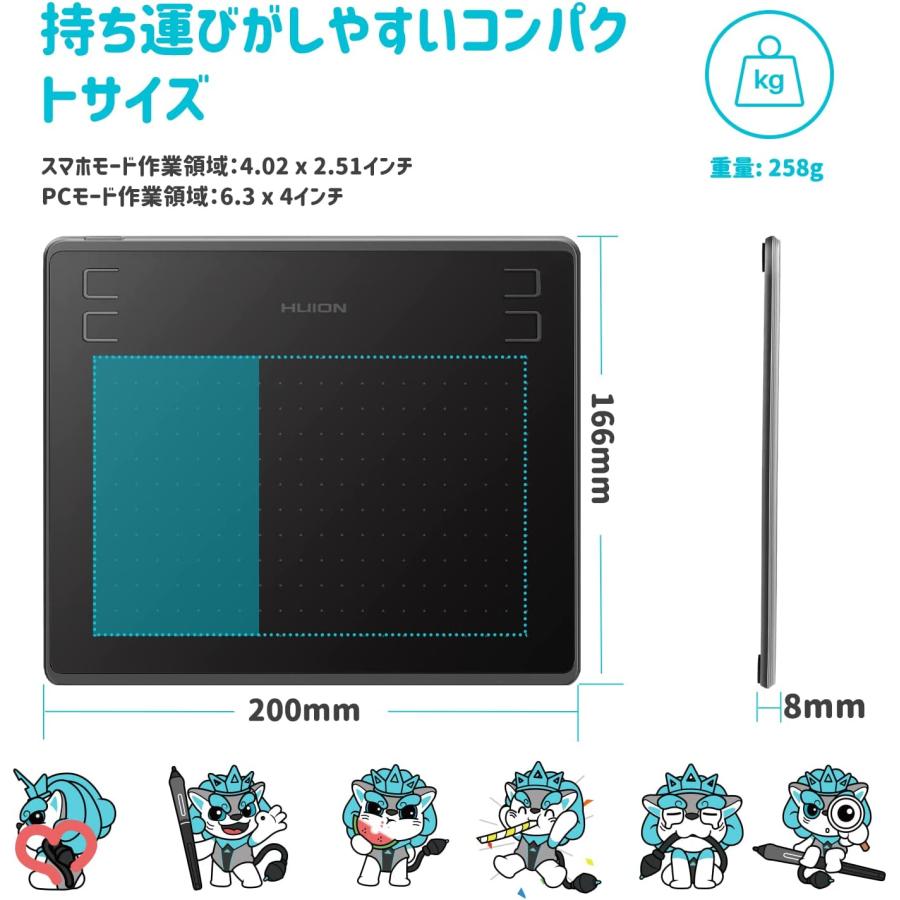送料無料 ペンタブレット タッチペン ペンタブ Android Windows Macに
