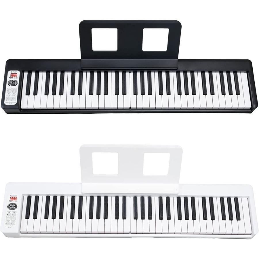 KIKUTANI KDP-61P WHT キクタニ 電子ピアノ 白 61鍵盤 充電式