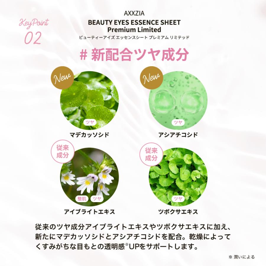 AXXZIA（アクシージア） 目元 パック シート 両目で30回分